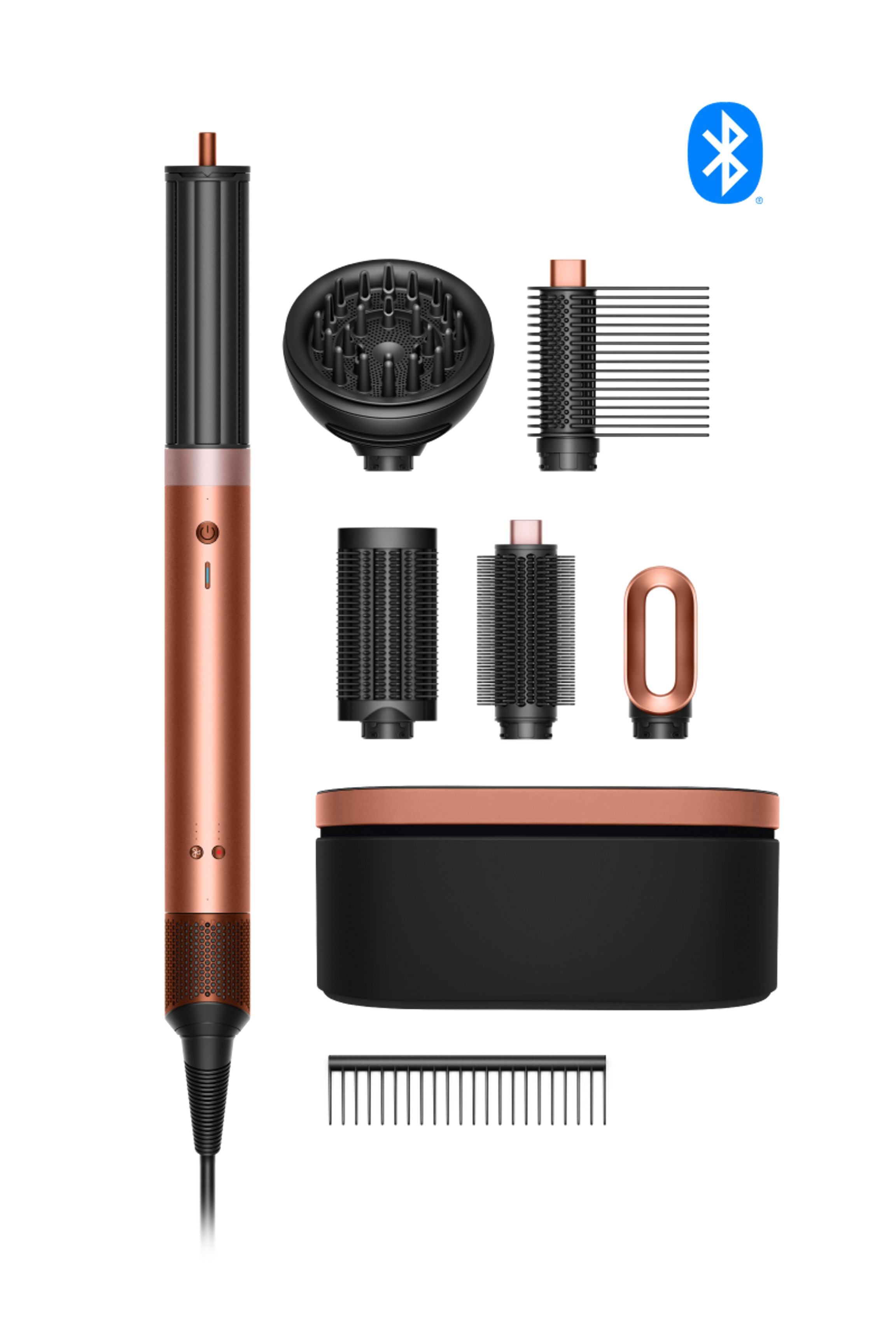 Multi-styler et Sèche-cheveux Dyson Airwrap Co-anda2x™ - cheveux bouclés à frisés (Soie Ambrée)