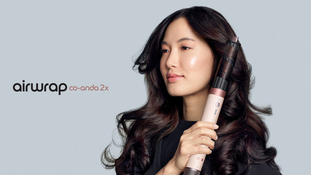 Multi-styler et Sèche-cheveux Dyson Airwrap Co-anda2x™ - cheveux bouclés à frisés (Rose Céramique)