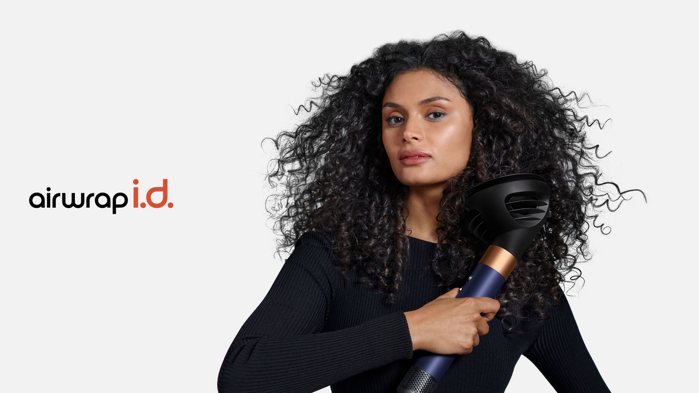 Multi-styler Dyson Airwrap i.d.™ - cheveux bouclés à frisés (Bleu de Prusse/Cuivré)