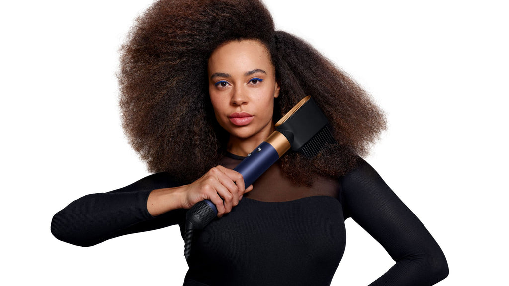 Multi-styler Dyson Airwrap i.d.™ - cheveux bouclés à frisés (Bleu de Prusse/Cuivré)