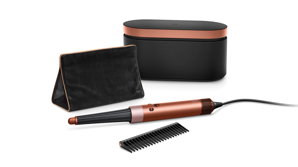 Multi-styler Dyson Airwrap i.d™ - cheveux bouclés à frisés (Soie Ambrée)