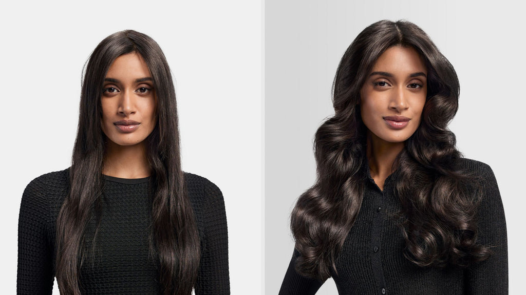 Multi-styler Dyson Airwrap i.d.™ - cheveux raides à ondulés (Soie ambrée)